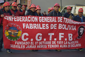 FABRILES DE BOLIVIA, FUERZA VITAL DE LA COB (Foto Facebook)